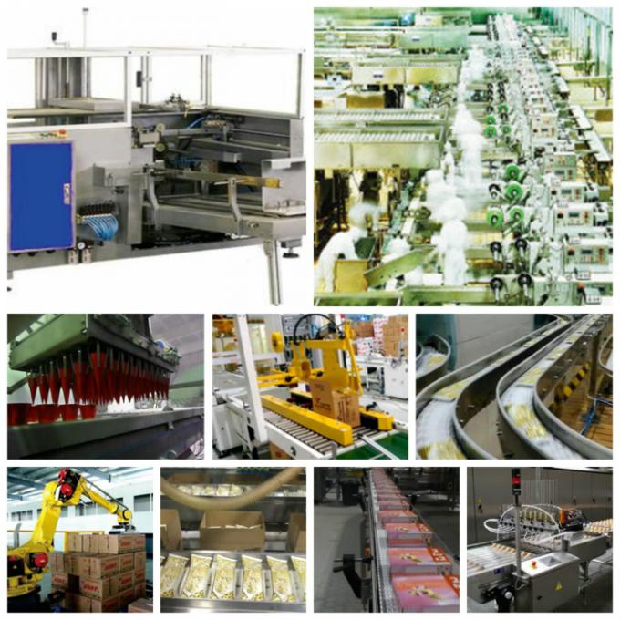 Chaîne de production automatique de crème glacée systèmes de convoyeur d'emballage