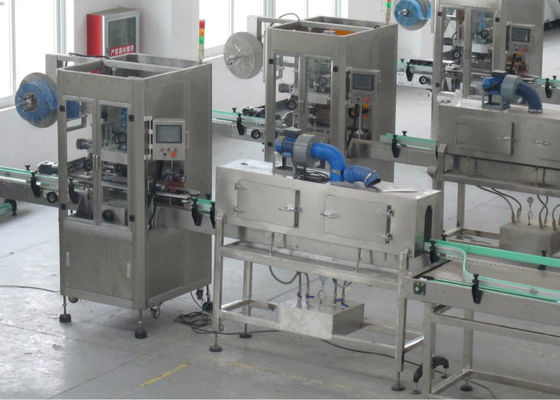 Chine Les bouteilles/pot ont automatisé la machine de conditionnement, machine à étiquettes de douille de rétrécissement de chaleur fournisseur