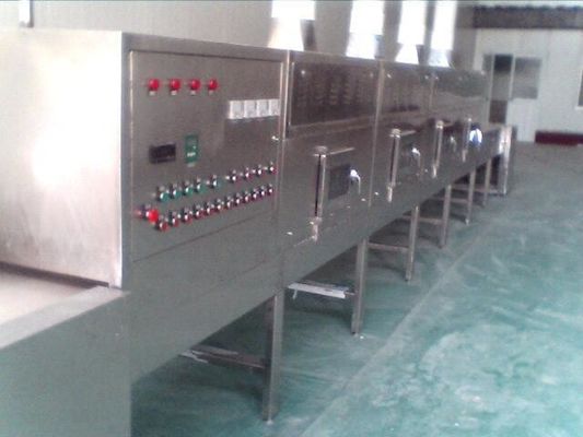 Chine Machine de pasteurisateur de grain de poudre, tunnel continu de stérilisateur de vapeur de micro-onde fournisseur
