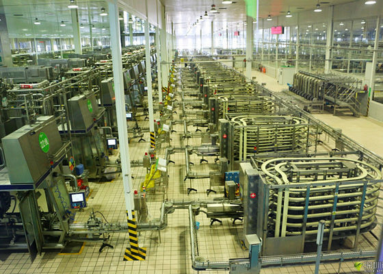 Chine Brique automatisée - formez la ligne emballée de production laitière pour lait pur/reconstitué fournisseur